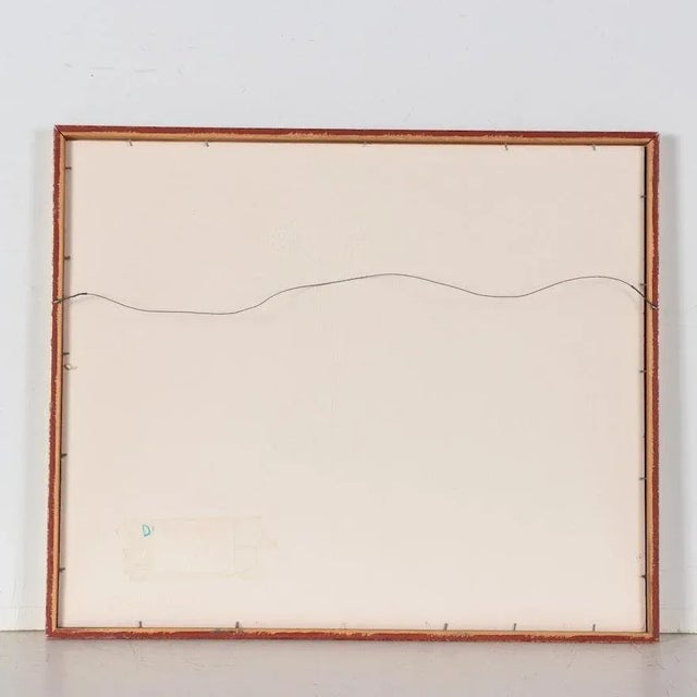 Original Vintage 20th Century Karel Appel Framed Abstract Pencil Signed & Numbered Color Lithograph "Smiling Cat," For Sale - Image 10 of 11