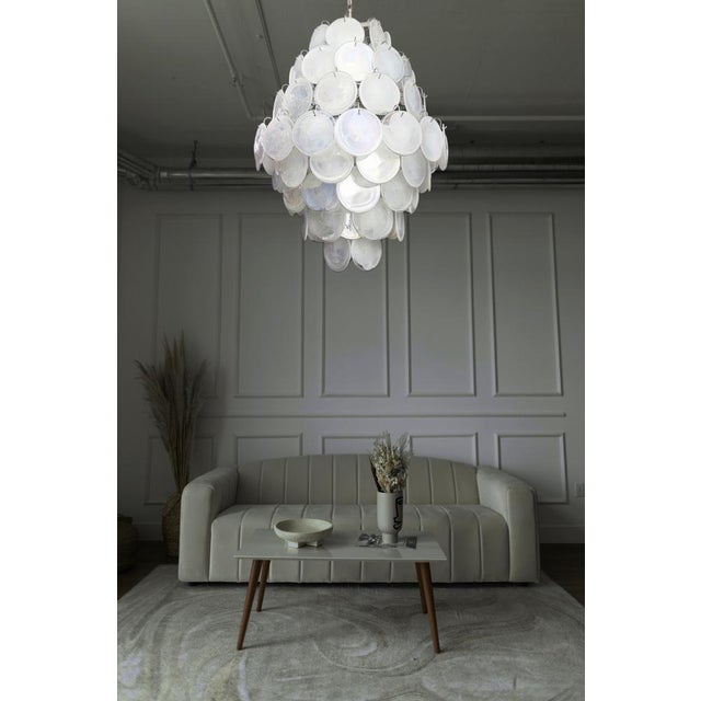 Vintage Italian Murano Chandeliers, 1990, Set of 2 For Sale - Image 4 of 17