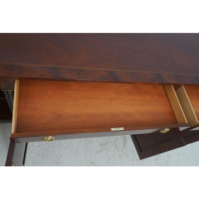 Kindel Furniture Kindel National Trust 3 Drawer Empire Flame Mahogany Sideboard For Sale - Image 4 of 18