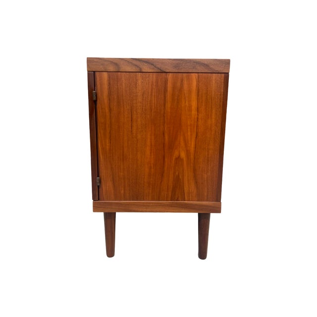 Vintage Mid Century Danish Modern Hans Olsen Teak Credenza Denmark Restored 1960s For Sale - Image 9 of 12