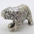 Vintage Italian Handmade Genuine Silver Large Brown Bear Cub Figurine Miniature, Made in Novara (Italy) For Sale - Image 11 of 14