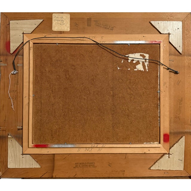 Late 20th Century Gregory Sumida, Original Oil Painting Pickup Crossing Gregory Sumida California Artist Americana, 1976 For Sale - Image 5 of 13