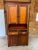 Brown Early 19th Century Antique Primitive American Solid Cherry Wood Hutch For Sale - Image 8 of 13