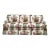 Vintage Custom Floral and Stripes Chintz Sofa For Sale