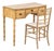 Victorian Faux Bamboo Dressing Table and Chairs, Set of 2 For Sale