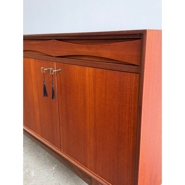 Norwegian Teak Sideboard, Attributed to Gustav Bahus, 1960s For Sale - Image 11 of 12