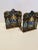 1920s Chinese Export Enamel Bookends For Sale - Image 9 of 12