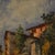 Italian painting from the second half of the 20th century. Oil painting on cardboard depicting a glimpse of an...