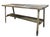 Early Iron and Wood Industrial Table - Use as Kitchen Island or Console Table For Sale In New York - Image 6 of 9