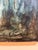 Blue Mid-Century Abstract Expressionist Oil Painting by Zvi Raphaeli With Safrai Art Gallery Provenance For Sale - Image 8 of 8