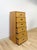 Mid 20th Century Dixie Parquet Inlay Tall Chest of Drawers Brass Detail Coastal Hollywood Regency For Sale - Image 11 of 11