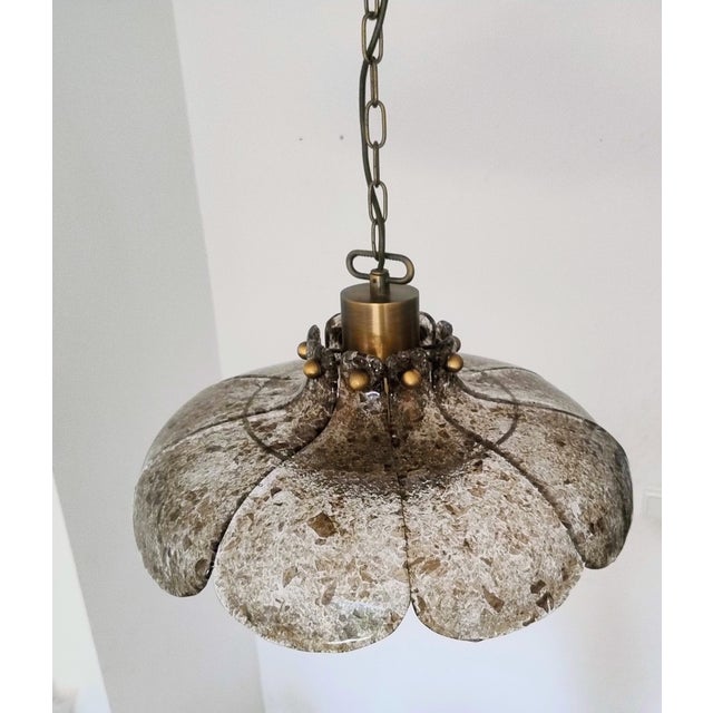 Murano Glass Flower Pendant from Hillebrand Lighting, Germany, 1960s For Sale - Image 10 of 18