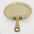 1920s French Country Saucepan Lid With Brass Handle For Sale - Image 4 of 8