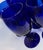Blue Vintage 90s Cobalt Goblets- Set of 8 For Sale - Image 8 of 10