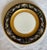 Set of 12 Pristine Hutschenreuther Black Knight Porcelain Dinner Plates – Gold Encrusted Pheasant & Fruit Motif, Mid-20th Century, Decorated in Usa For Sale - Image 10 of 10