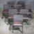 Poliform Valentina attributed to Carlo Colombo Dining Chairs, Set of 4 For Sale - Image 3 of 7