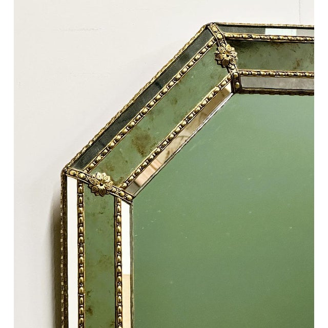 Vintage Spanish Neoclassical Wall Mirror, 1980s For Sale - Image 6 of 9