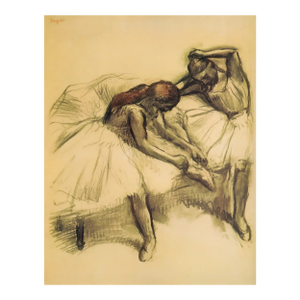 Edgar Degas Two Dancers Numbered Giclee