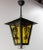 Pendant light chandelier, France, Mid-Century Textured yellow glass and iron. Good condition. 22 / 22 / H 29 cm 1.6 kg. Up...