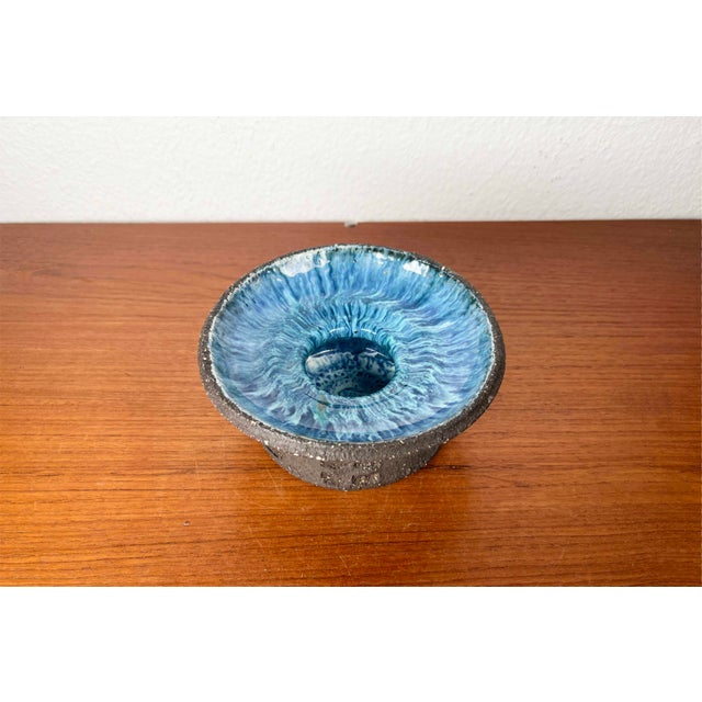 Mid-Century Modern Danish Studio Pottery Candeholder by Else Und Henry Nielsen for Henri Keramik, 1960s For Sale - Image 4 of 17