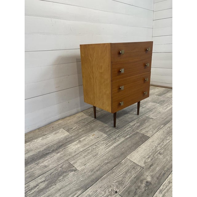 Vintage Commode with Four Drawers by U.P. Zavody Bucovice, Czech Republic, 1970, in Flawless conditions. Designed 1970 to...