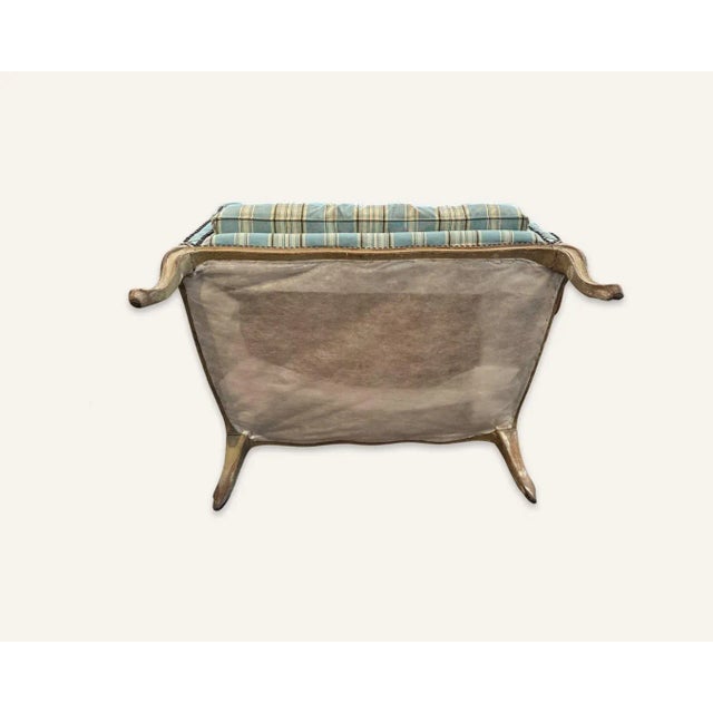 Early 20th Century Early 20th Century Pair of Elsie De Wolfe Armchairs in Original Plaid Upholstery For Sale - Image 5 of 6