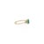 Metal 1.06Carat Emerald and Diamond 14k Yellow Gold Floral Cluster Engagement Ring Size 9 For Sale - Image 7 of 15