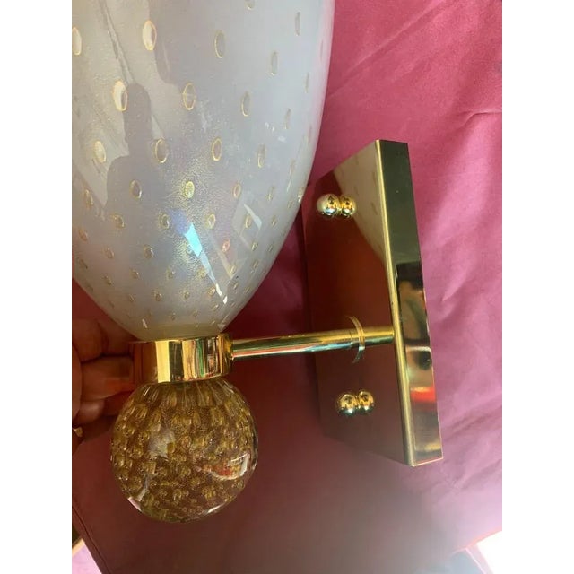 1960s Murano Wall Lamps by Barovier & Toso, 1960s, Set of 2 For Sale - Image 5 of 12
