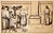 China ink and white lead on paper. Not signed. Good condition. This piece is attributed to the mentioned designer/maker....