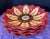 Add a bold pop of color to your table with this stunning set of 4 Pier 1 Carynthum salad/dessert plates. Designed in a...