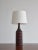 1950s Large Table Lamp in Oxblood Glaze by Axel Salto for Royal Copenhagen, 1958 For Sale - Image 5 of 12