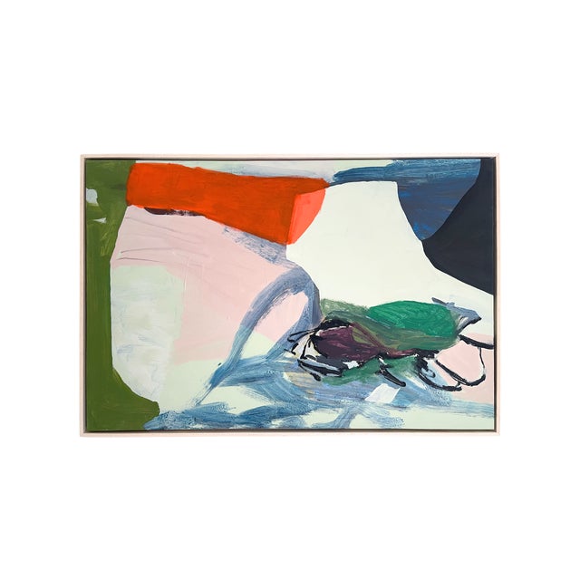Horizontal Abstract Painting by Allison James Titled Tumbleweed Truces For Sale - Image 4 of 5