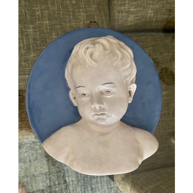Italian Terracotta Bust Young Boy, Cantagalli Workshop For Sale - Image 10 of 16