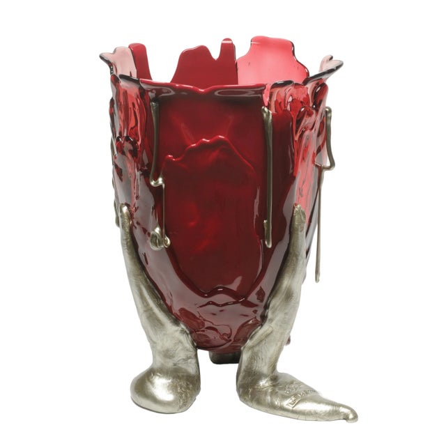 Clear Special Vase by Gaetano Pesce for Fish Design, in New conditions. Designed 1990 to 1999 Stamped by Maker