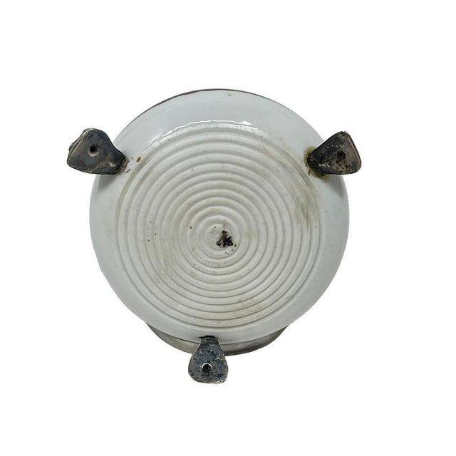 Porcelain and Silver Matchbox or Jar, 19th Century For Sale - Image 6 of 9