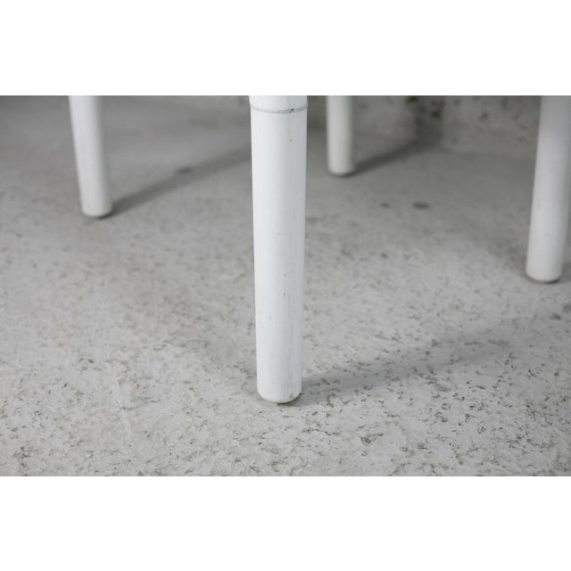 Pierre Paulin. Setde 6 outdoor armchairs "Dangari", Allibert. Plastic. France, 1980. 5 whites, 1 black. Small traces to...
