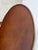 Vintage Hekman Chippendale Style Mahogany Matched-Grain Oval Side Table With Brass Gallery For Sale - Image 9 of 12