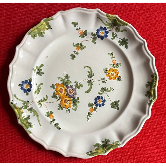 Antique 19th Century Italian Cantagalli Faience Dinner Plates From Florence - A Pair For Sale In New York - Image 6 of 10