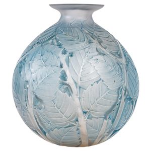 Milan Vase in Clear Glass by Lalique