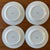 Set of 4 Villeroy & Boch Switch Bonjour Monsieur Dinner Plates For Sale In Austin - Image 6 of 7