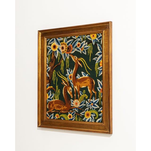 1960s France Yellow Tapestry Wall Hanging For Sale - Image 13 of 15