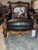 Paul Robert Leather Cowhide Buckley Chair For Sale - Image 4 of 10