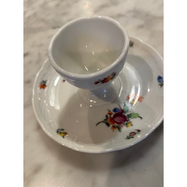 Antique Nymphenburg Porcelain Egg Cups - Set of 6 For Sale In New York - Image 6 of 11