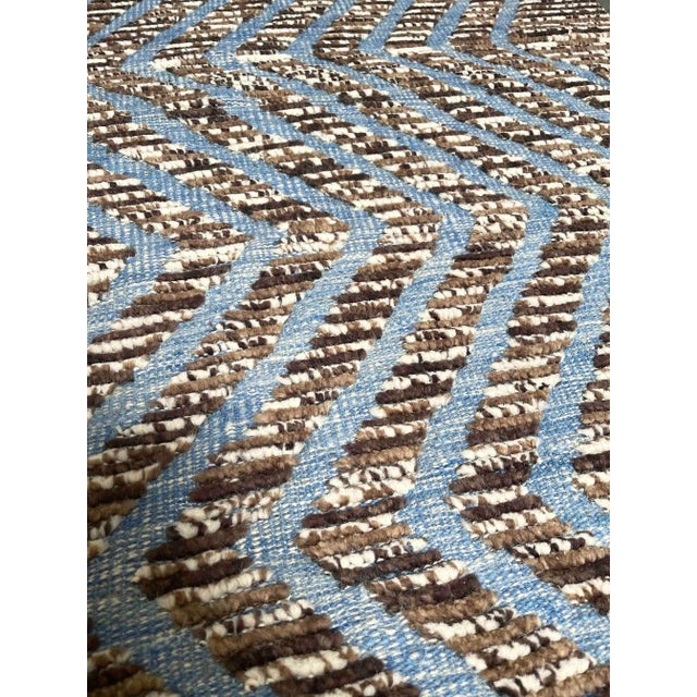 This stunning allover design runner is made of 75% wool & 25% cotton, dyed with pigment from the vegetable. It’s...