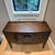 Hooker Furniture Melange Medallion Console—two available A walnut two drawer console or server with a dramatic medallion...