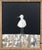 Black Original Seagull Bird Acrylic Painting, Linda Hilbrants, Signed & Framed, 20” H × 16” W For Sale - Image 8 of 9