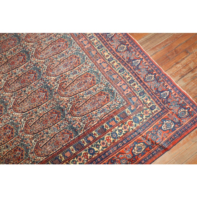 Antique Persian Senneh Rug - 9'3" x 16'9" For Sale - Image 9 of 12