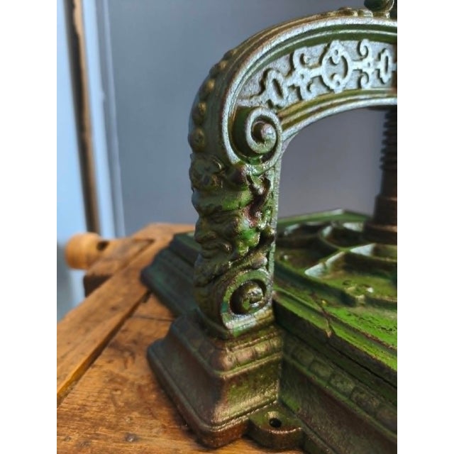 Cast Iron Book Press, Late 19th Century For Sale - Image 11 of 18