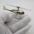 Distinctive vintage helicopter figurine, handcrafted in arezzo, tuscany during the 1980s to 1990s by premium italian...