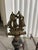 Pair of Andirons With Brass Decorative Ships, 19th Century